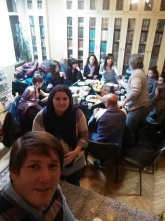 استادان و فارسی‌آموزان بلغاری در مراسم شب یلدا